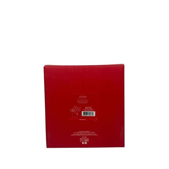 Lenox 2012 Annual 6” Snowman Figurine Holiday Collectible with 24K Gold Accents - Picture 5 of 5